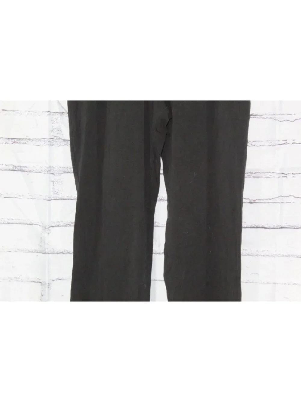 LL Bean Perfect Fit Pants Slim Black Everyday Casual Size Medium